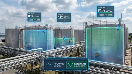Industrial storage tanks