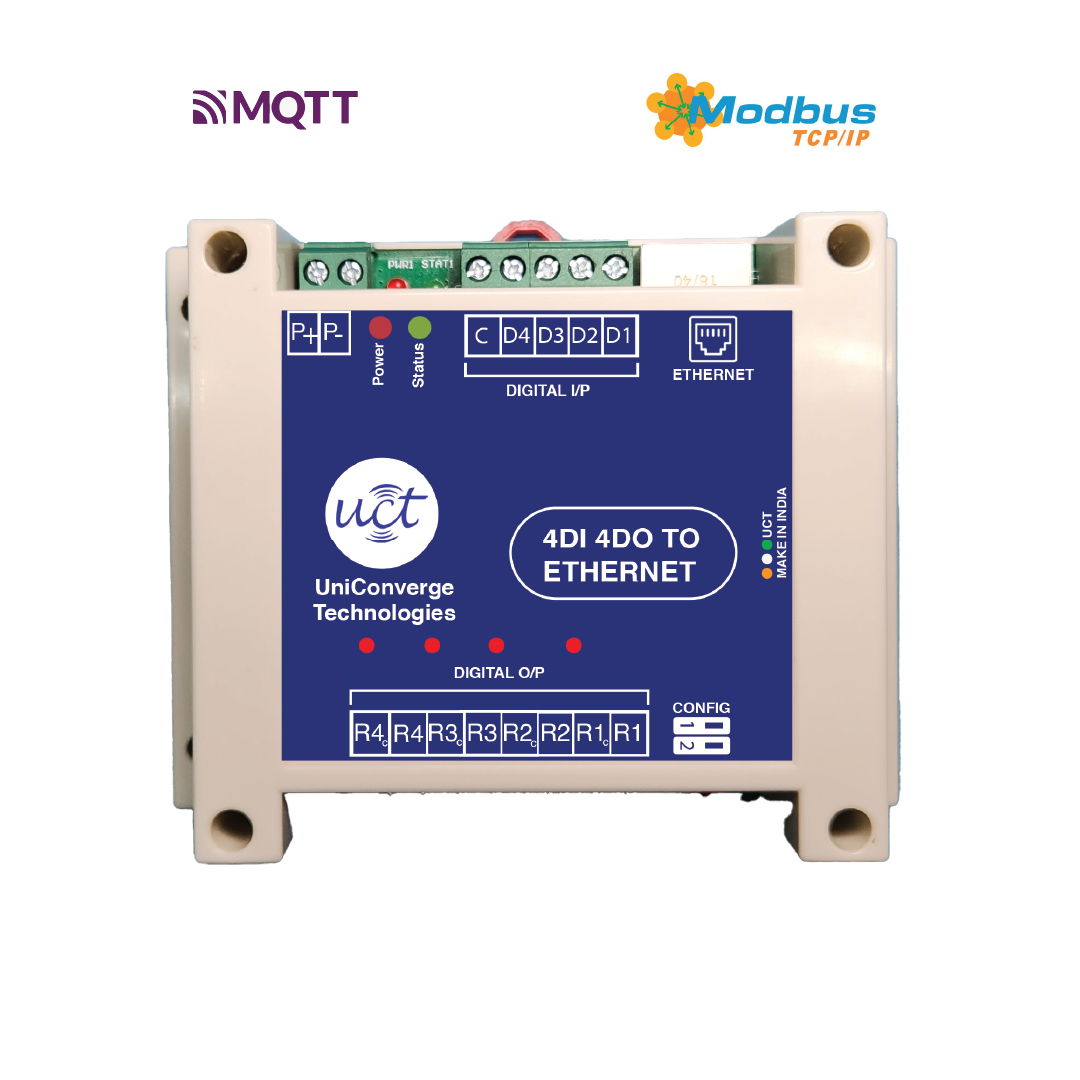 4 Digital Input 4 Digital Output TO Ethernet IO Product