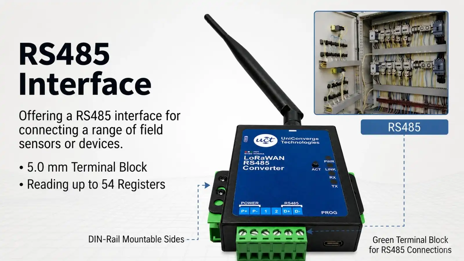 LoRaWAN RS485 Converter interface view