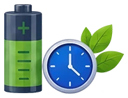 LoRaWAN low power consumption icon