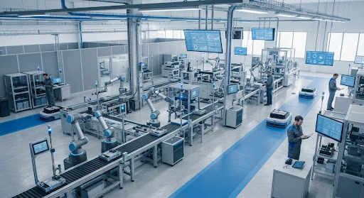 Smart industrial production line