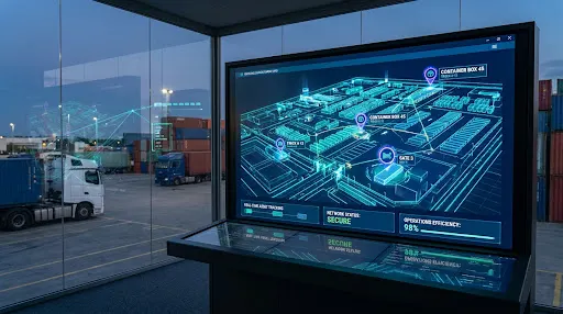 Indoor and outdoor asset tracking dashboard